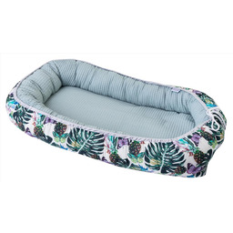 Babymatex Gniazdko niemowlęce Prestige kokon 55x80 liście zielone