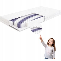 Materac 60x120 piankowy dziecięcy sprężysty Hilding Safety Smyk