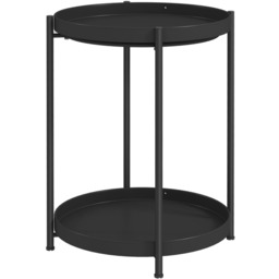 Stolik kawowy Homcom 44x44x56cm., czarny