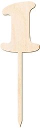 Topper drewniany na tort 1 - 12 cm