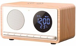 MANTA Radiobudzik Rimini RDI912W Biały ładowanie indukcyjne telefonu