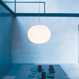 FLOS Lampa wisząca designerska GLO-BALL, możliwość ściemniania, biały