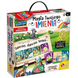 Montessori Magia Twojego imienia, gra planszowa,Lisciani