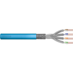 Kabel teleinformatyczny instalacyjny DIGITUS kat.6A, S/FTP, Eca, drut,