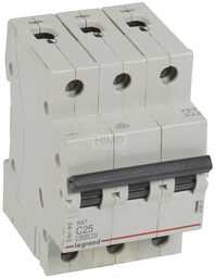 WYŁĄCZNIK NADPRĄDOWY RX 3P C 25A 6000A Legrand