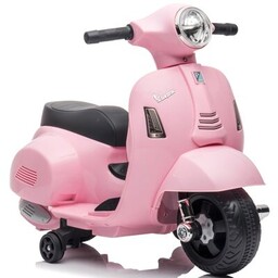 SUN BABY Motorek elektryczny Scooter Vespa Różowy