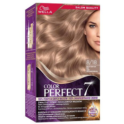 Wella Color Perfect 7, farba do włosów, 8/18