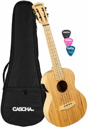 Cascha HH 2314E Bamboo Natural Ukulele Tenorowe EQ