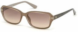 Okulary GUESS GU75955657F. Okulary przeciwsłoneczne, Kolor beżowy. Kobieta.