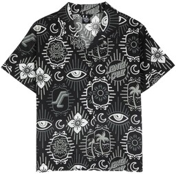 koszula SANTA CRUZ - Patchwork S/S Shirt Black