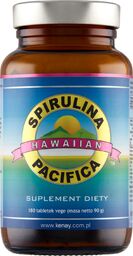 Kenay, Spirulina Pacifica 500 mg, 180 tabletek