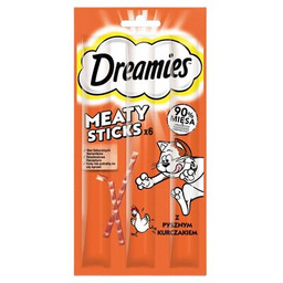 DREAMIES Przysmak dla kota Meaty Sticks Kurczak 30