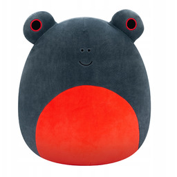 Maskotka Pluszak Squishmallows Czarno-Czerwona Żaba Jameel 35 cm