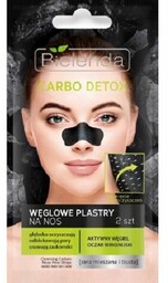 Carbo Detox oczyszczające plastry na nos z węglem