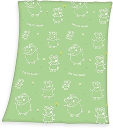 Herding Peppa Pig koc polarowy, 130 x 170