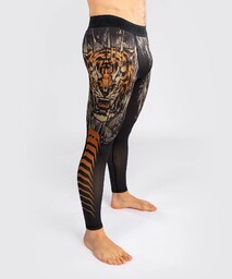 Venum Legginsy Tiger Black/Neon Orange L
