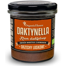 Krem Kokosowo - Daktylowy Orzechy Laskowe Bezglutenowy Bio