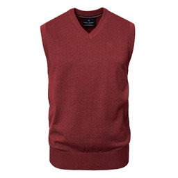 Bawełniana Kamizelka (Bezrękawnik) - Pako Jeans - Bordowa