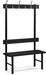 Ławka STADIUM do szatni z wieszakiem, 6 haczyków,