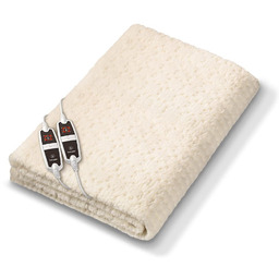 Beurer UB 56 Teddy pluszowy podwójny podgrzewany koc,