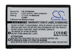 LG VX5600 / LGIP-520NV 800mAh 2.96Wh Li-Ion 3.7V