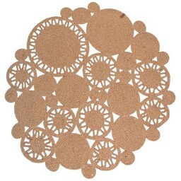 Dywan okrągły Zoja 100 cm beżowy