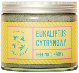 Cztery Szpaki, peeling cukrowy do ciała, eukaliptus cytrynowy,