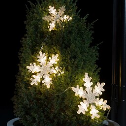 Konstsmide Christmas Trzyczęściowy łańcuch świetlny LED Płatek śniegu