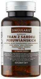 SINGULARIS Tran z sardeli peruwiańskich, 120 kapsułek
