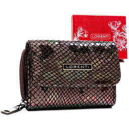 Mały portfel damski ze skóry naturalnej portmonetka