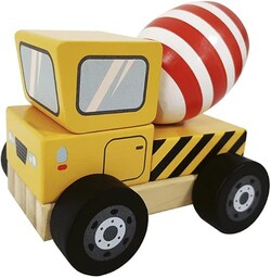 Trefl - Concrete Mixer, Wooden Toys - Autko