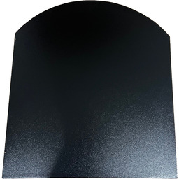 Blacha pod piec 80 x 90 cm czarna