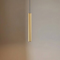 Lampa wisząca LED Lindby Lumaro, złota, 27 cm,