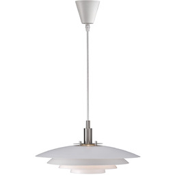 Lampa Wisząca Nordlux, Bretagne, ściemnialny, biały, salon, metal,