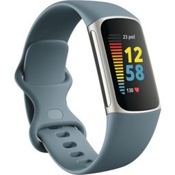 Smartband FITBIT Charge 5 Platynowy/NIebieski (Platinum/Mineral Blue)