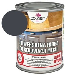 COLORIT Uniwersalna farba do renowacji mebli Antracyt 750