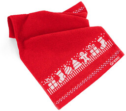 Greno Ręcznik Xmas Mess Ciastek Czerwony