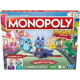 Zestaw gier planszowych Hasbro Monopoly Junior Wersja językowa