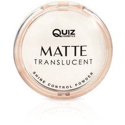 QUIZ COSMETICS Matte Translucent Powder transparentny puder matujący