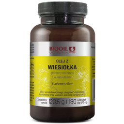 Olej z wiesiołka w kapsułkach, 180 sztuk, tłoczony