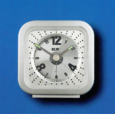 Metalowy budzik kostka KLIK SB39401