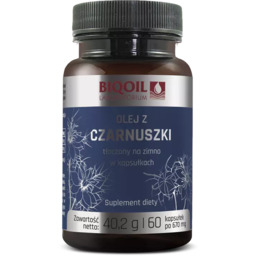 Olej z czarnuszki egipskiej w kapsułkach, 60 szt,tłoczony