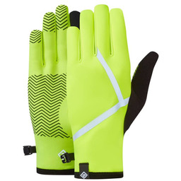 RONHILL Rękawiczki biegowe WIND-BLOCK GLOVE fluo zest