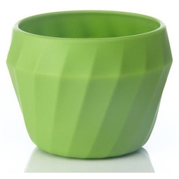 Silikonowa miska 2w1 Humangear Flexibowl - green