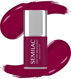 SEMILAC One Step Glossy 3in1 Lakier hybrydowy