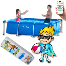 INTEX BASEN STELAŻOWY INTEX 300x200x75 Ogrodowy DUŻY