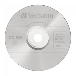 VERBATIM Płyta CAKE CD-RW, 700 MB, 12x (10