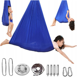 Huśtawka Dla Dzieci Hamak Chusta Sensoryczna Szarfa Akrobatyczna