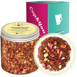 Herbata Rooibos MANDARYNKI Z IMBIREM czerwonokrzew bez kofeiny