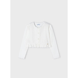 Sweter rozpinany ażurowy Mayoral Roz: 104cm